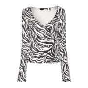 Zebra Print Sequin T-shirt