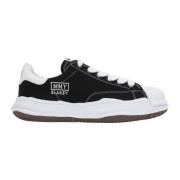 Sort Canvas Lav-Top Sneakers