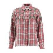 Ternet Tweed Overshirt med Applique