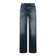 Blå Wide Leg Jeans