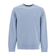 Fox Head Patch Crewneck Sweatshirt