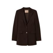 Kaffe Chokolade Blazer Jakke