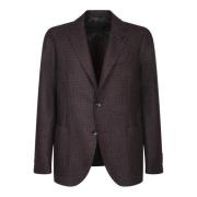 Brun Blazer Elegant Stil