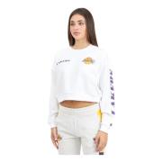 Hvid Lakers NBA Wordmark Sweater