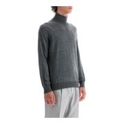 Kashmirblanding High-Neck Pullover Sweater