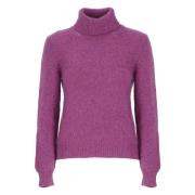 Lilla Cashmere Uld Sweater Kvinder