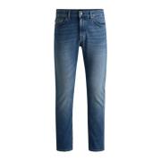 Slim Fit Mid-Washed Jeans