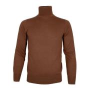 Brun Cashmere Silke Slim Fit Sweater