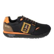 Tricolori Running Sneakers Sort Orange