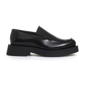 Sort Glat Abrasivato Loafer