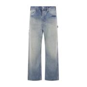 Stone-Wash Denim Jeans