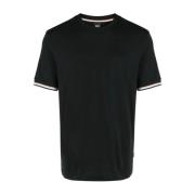 Stripe-trim Bomuld T-shirt