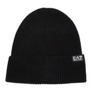 Ensfarvet Logo Beanie Hat