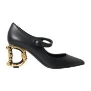 Ornate Heel Sorte Pumps