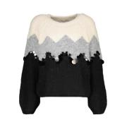 Sort Striktrøje Sweater