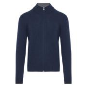 Luksus Cashmere Cardigan med Fuldt Lynlås