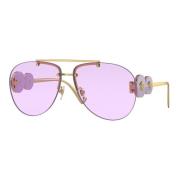 ROCK ICONS Sunglasses Gold/Violet