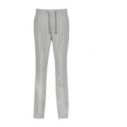 Grå Virgin Wool Sweatpants