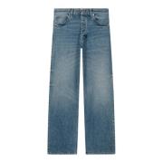 Højtaljede straight leg jeans