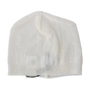 Luksus Hvid Strikket Beanie Hat Unisex