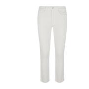 Cream Puffs Flared Cropped Jeans