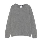 Luksuriøs Grå Kashmir Sweater