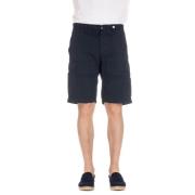 Blå Bomuld Bermuda Shorts Ares