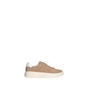 Beige Sneakers Stilfulde Afslappet Behagelig