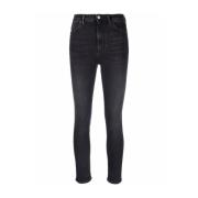 Sort Slim Fit Skinny Jeans