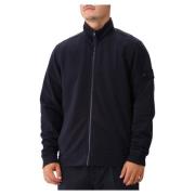 Ghost Zip Navy Blue Fleece Jakke