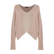 Draperet Beige Sweater