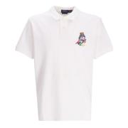 Bjørnemønster kortærmet poloshirt