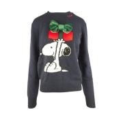 Blå Snoopy Sweater