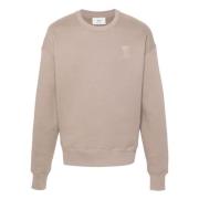 Casual Beige Sweatshirt