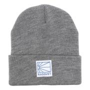 Logo Tag Beanie Cap med Syet Logo