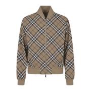 Tjek Print Harrington Uld-Blazer