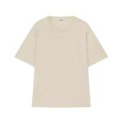 Beige Bomuld T-shirt Reece