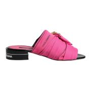 Krystalpyntede Slide Sandaler Pink Sort