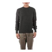 Grøn sweater med frontlogo