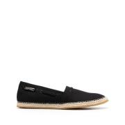 Sort Casual Lukkede Loafers Flats