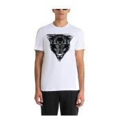 Panter Print Bomuld T-shirt