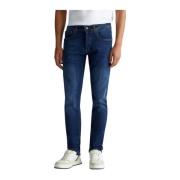 Mænds fem-lomme medium talje jeans