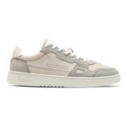 Beige Læder Sneakers med Ruskindspaneler