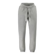 Sporty Grå Elastisk Talje Sweatpants