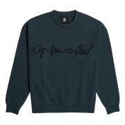 Chenille G-Script Loose Sweater