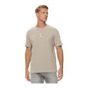 Broderet logo bomulds T-shirt