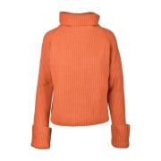 Orange Sweater til Kvinder