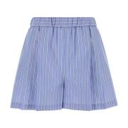 Elegant Broderede Poplin Shorts