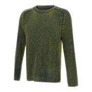 Grøn Uld Mohair Sweater