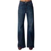 Wide Leg Dark Wash Jeans